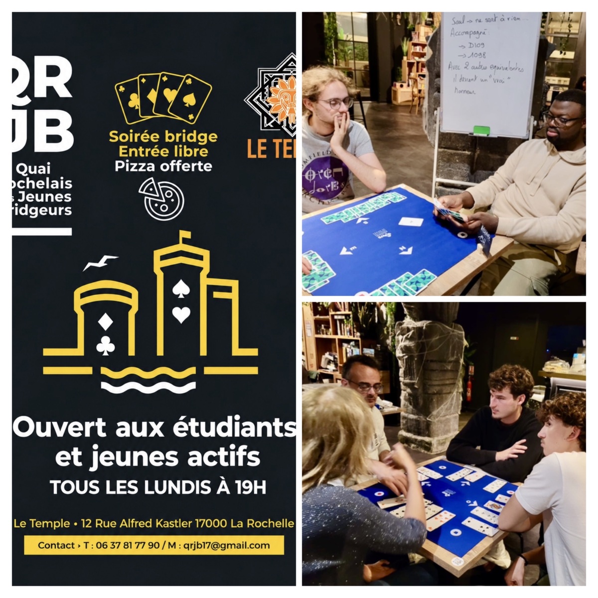 ♠️♥️Quai Rochelais des jeunes bridgeurs ♦️♣️