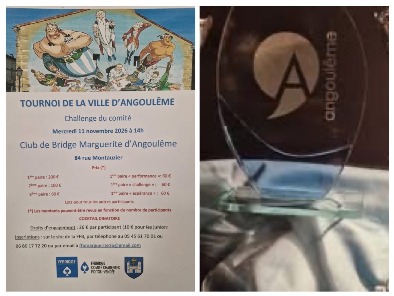 ♠️♥️ Tournoi de la ville d’Angoulême ♣️♦️