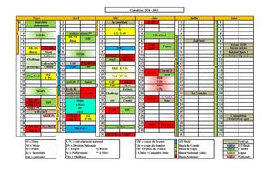 Calendrier des Compétitions 2024-2025 page N2