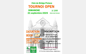 ♠️♥️ Club de Bridge Pictave ♦️♣️ à Poitiers 
