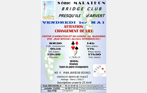 8ème Marathon du Bridge Club de la Presqu'ile d'Arvert
