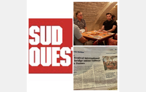 ♠️♥️ Article dans Sud Ouest
