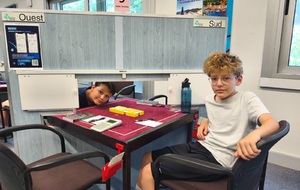 Lino et Simon les petits U13 dans la cour des grands en cadet 2