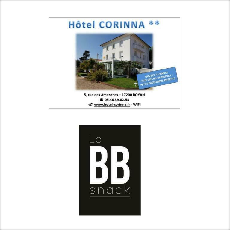 Hotel Corinna et restaurant BB Snack @ Royan