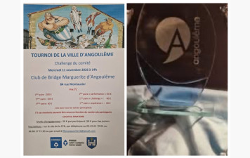 ♠️♥️ Tournoi de la ville d’Angoulême ♣️♦️