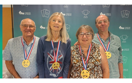 ♠️♥️ Médaille d’OR pour l’équipe Seegers ♣️♦️