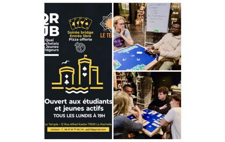♠️♥️Quai Rochelais des jeunes bridgeurs ♦️♣️