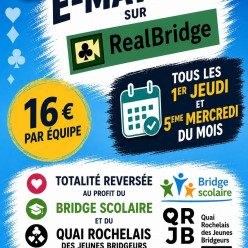 E-Match / 4 le 5ème mercredi de chaque mois sur Realbridge