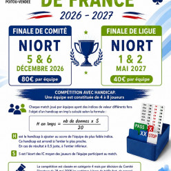 Trophée de France - Finale de Comité à Niort